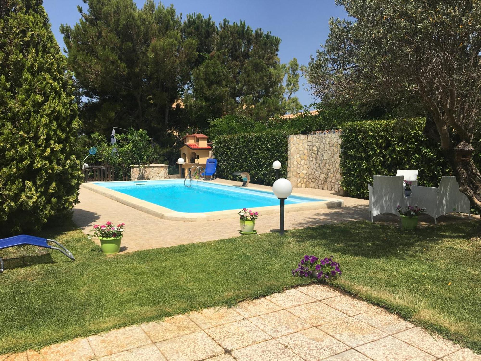 Villa Villino Giulia Altavilla Milicia Exterior foto